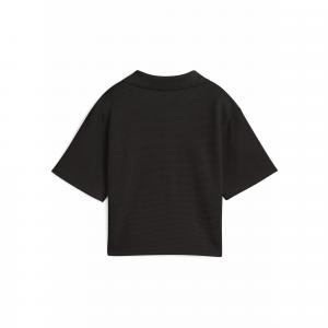 Damska koszulka polo PUMA Class o luźnym kroju PUMA Black