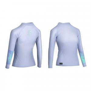 Koszulka do sportów wodnych z ochroną UV damska Aztron Rashguard Maze