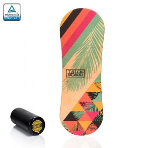 Deska do balansowania TRICKBOARD CLASSIC SUMMER z czarnym wałkiem TÜV