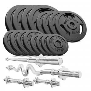 Zestaw obciążeń żeliwnych Hop-Sport Strong 97kg