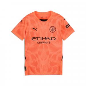 Młodzieżowa koszulka bramkarska z krótkim rękawem Manchester City 24/25 PUMA