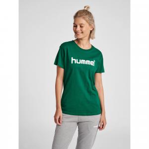 Koszulka sportowa z krótkim rękawem damska Hummel Cotton Logo