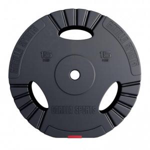 Obciążenie treningowe Gorilla Sports winylowe 15 kg z uchwytami