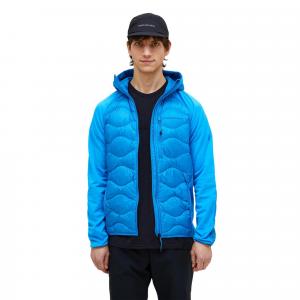 Kurtka Peak Performance puchowa męska Helium Down Hybrid Hood niebieska - M
