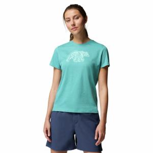 Koszulka techniczna damska Columbia Ruby Springs Graphic Fit Short Sleeve