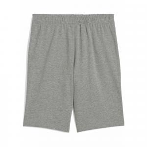 Młodzieżowe szorty ESS z logo No. 1 z dżerseju PUMA Medium Gray Heather