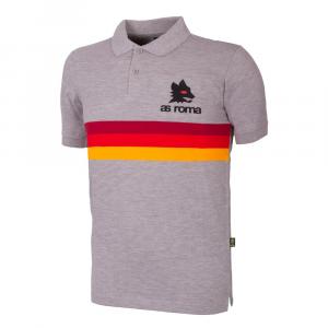 Koszulka Polo dla dorosłych - AS Roma Paski - Szary