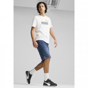 Skórzane sneakersy unisex ST Runner v4 PUMA Black White