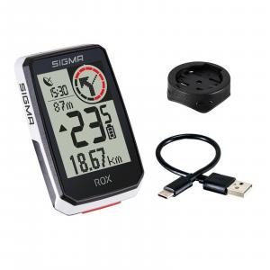 Komputer Rowerowy Gps Rox 2.0 Ze Standardowym Uchwytem Na Kierownicę - Biały