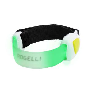 Ochronne światło Rogelli NEON LED ARMBAND z regulowanym paskiem na rękę