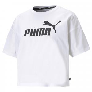 Koszulka z krótkim rękawem Damska Puma Biały