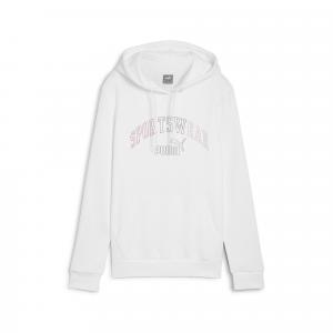 Damska bluza z kapturem ESS+ LOGO LAB PUMA White