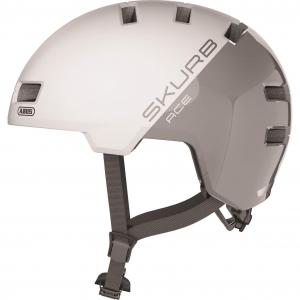 Kask Skurp Ace Srebrno-Biały M 55-59 Cm
