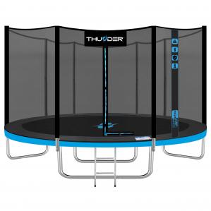 Trampolina ogrodowa do skakania THUNDER OUTSIDE PRO 12FT BLUE