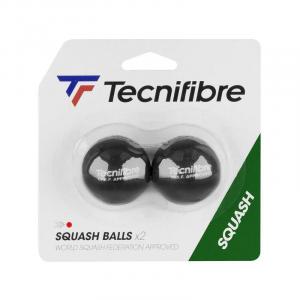 Piłka do squasha Tecnifibre Squash Ball z czerwoną kropką 2 szt