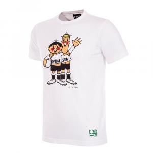 Koszulka dla dorosłych - Mascote Campeonato do Mundo Niemcy 1974 - Biały