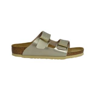 Klapki Sandały Birkenstock Arizona Kids BS Electric Metallic Gold