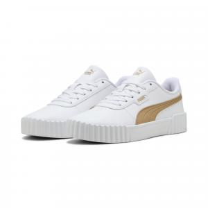 Damskie sneakersy Carina 3.0 Aqua Metallics PUMA White Light Sand Gold Beige