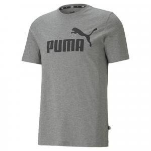 Męska koszulka z logo Essentials PUMA Medium Gray Heather