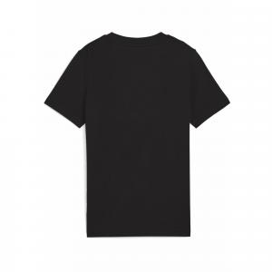 Młodzieżowa koszulka Essentials Script PUMA Black