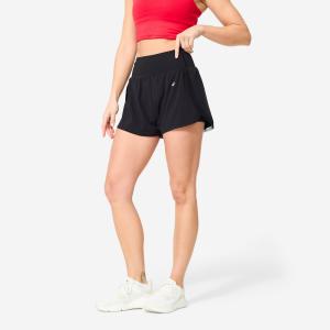 Spodenki fitness cardio damskie Domyos 2w1