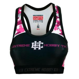 Stanik sportowy fitness siłownia MMA EXTREME HOBBY PINK TEDDY BEAR