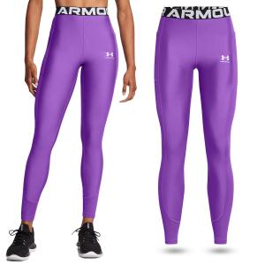 Legginsy termoaktywne damskie Under Armour HeatGear Rib szybkoschnące