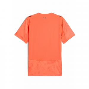 Męska koszulka KIDSUPER × MANCHESTER CITY PUMA Neon Sun Black Orange
