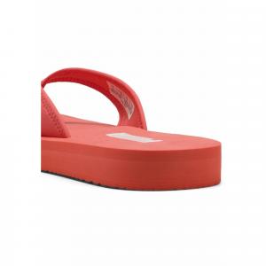 Damskie klapki Sandy PUMA Peach Frost White Red