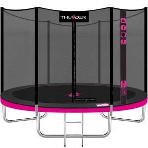 Trampolina ogrodowa do skakania THUNDER OUTSIDE PRO 8FT PINK