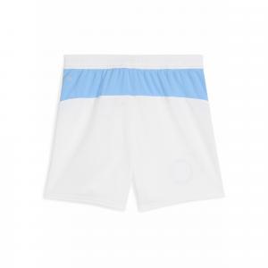 Młodzieżowe szorty Manchester City 25/26 PUMA White Team Light Blue