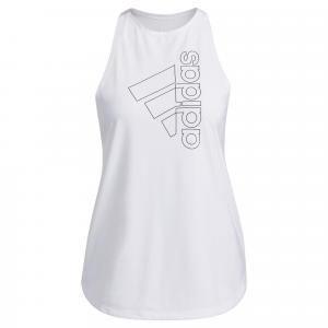Koszulka damska Adidas W Tech Bos sportowa biała tank top