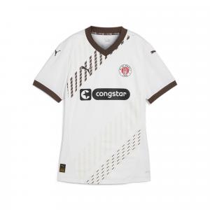 Damska koszulka wyjazdowa FC St. Pauli 24/25 PUMA White Espresso Brown