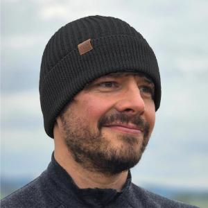 Czapka 100% Wełny Merino Fisherman