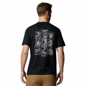 Koszulka męska Columbia Kettle River Back Graphic z krótkim rękawem