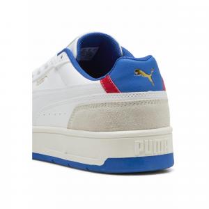 Sneakersy unisex Court Classico Sport PUMA Warm White Team Royal Blue