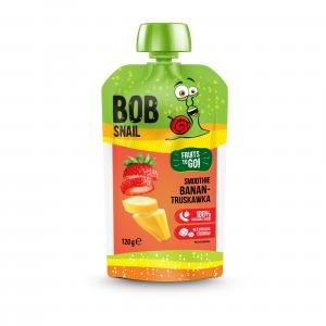 Bob Snail Smoothie banan-truskawka 120g