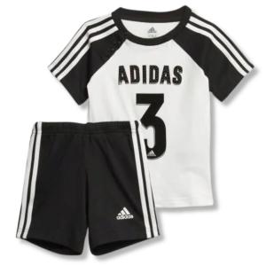 Komplet dziecięcy Adidas I Sport Sum Set bawełniany Koszulka + spodenki