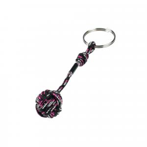Brelok FujFuj Keychain Knot Monkey Fist - black dotted