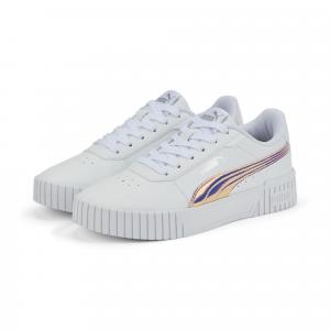 Młodzieżowe sneakersy Carina 2.0 Holo PUMA White Silver Gray