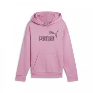 Młodzieżowa bluza z kapturem ESS+ ANIMAL PUMA Mauved Out Pink