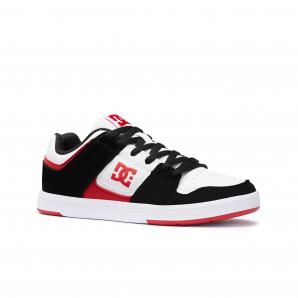 Buty dla dzieci na deskorolkę DC Shoes Cure czarno-biało-czerwone