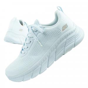 Buty sportowe sneakersy damskie Skechers Bobs niebieskie