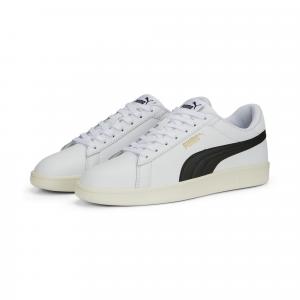 Sneakersy Smash 3.0 L PUMA White Black Gold Frosted Ivory beige