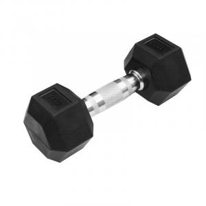 Sześcioramienny hantle gumowane Trendy 1 kg
