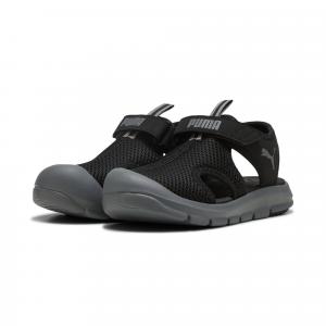 Dziecięce sandały Fun Racer z siateczki PUMA Black Cool Dark Gray