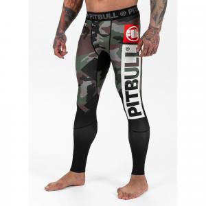 Legginsy dla dorosłych techniczne sportowe Cross Camo