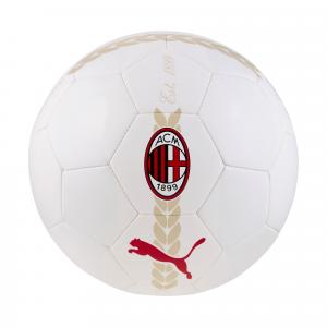 Przedmeczowa piłka do piłki nożnej AC Milan 24/25 PUMA White Putty Beige