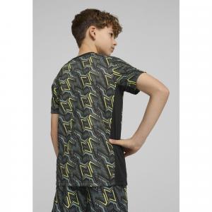 Młodzieżowa koszulka Essentials Poly PUMA Black