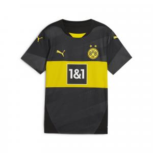 Młodzieżowa koszulka wyjazdowa Borussia Dortmund 24/25 PUMA Black Faster Yellow